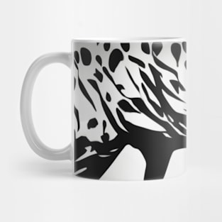 Jaguar Shadow Silhouette Anime Style Collection No. 173 Mug